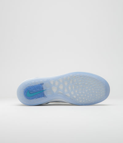 Nike SB Nyjah 3 Premium Shoes in Black and White and Deep Royal - White