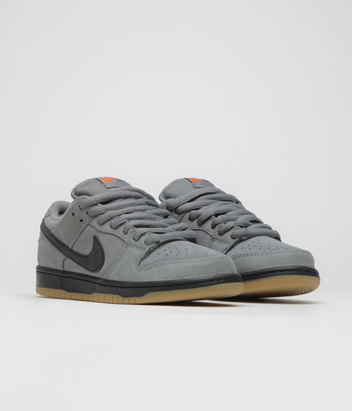 Nike SB Orange Label Dunk Low Pro Shoes Cool Grey Black Cool