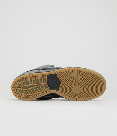 Nike SB Orange Label Dunk Low Pro Shoes in Cool Grey and Black and Cool Grey - Dark Grey