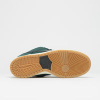 Nike SB Orange Label Dunk Low Pro Shoes - Deep Fir / Black - Fir - Sail thumbnail