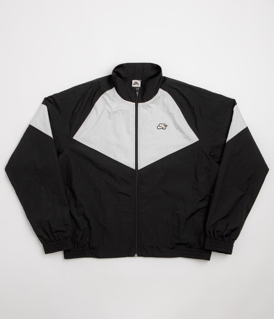 Nike SB Pavan Track Jacket - Black / Black / White / White