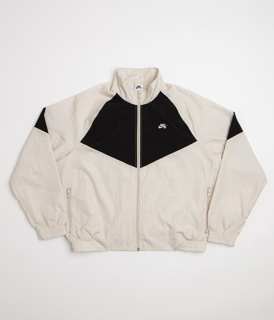 Nike SB Pavan Track Jacket - Light Orewood Brown / Black / Black / White