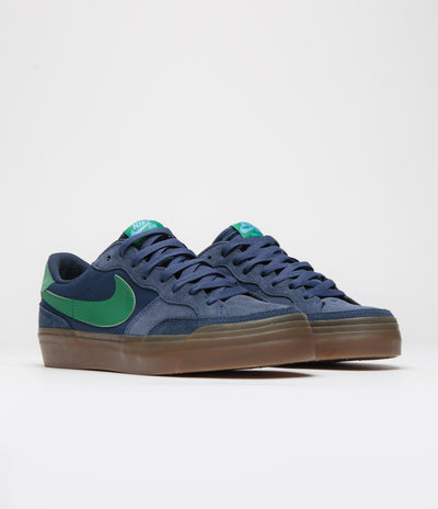 Nike SB Pogo Plus Shoes - Midnight Navy / Malachite - Obsidian