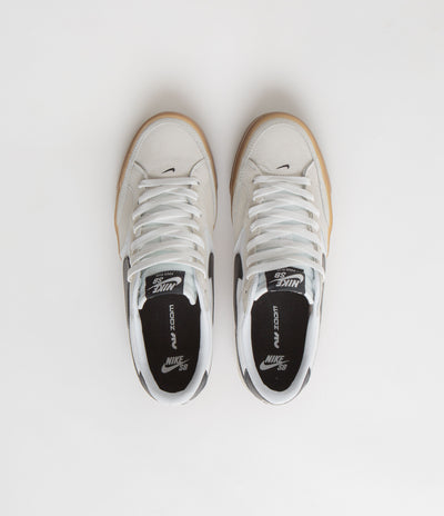Nike SB Pogo Shoes - White / Black - White - Gum Light Brown