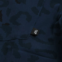 Nike SB Print Bowler Short Sleeve Shirt - Midnight Navy thumbnail