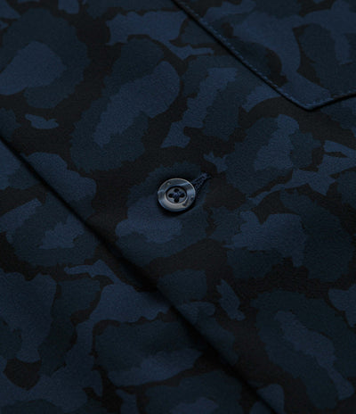 Nike SB Print Bowler Short Sleeve Shirt - Midnight Navy
