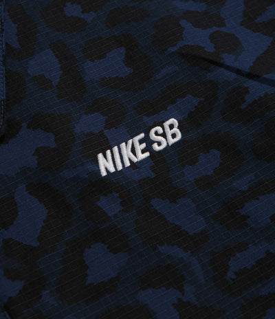 Nike SB Print Chore Jacket - Midnight Navy / White