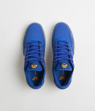 Nike SB PS8 Shoes in Deep Royal and University Gold and Deep Royal