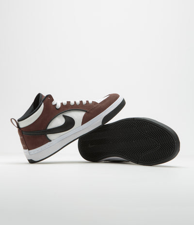 Nike SB React Leo Shoes - Light Chocolate / Black - White - Black