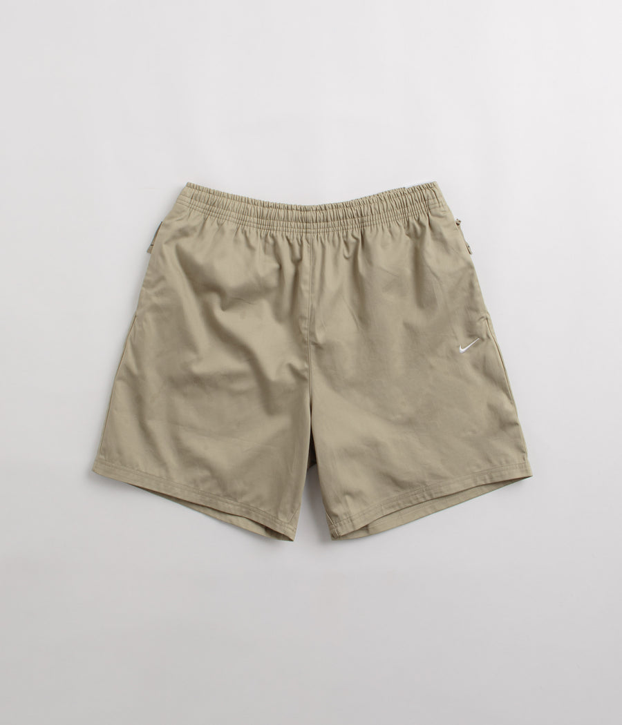 Nike SB Skyring Shorts in Neutral Olive and White
