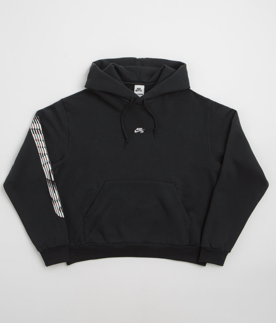 Nike SB Sleeve Graphic Hoodie - Black / White