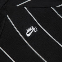 Nike SB Striped Polo Shirt in Black and Sail / Black thumbnail