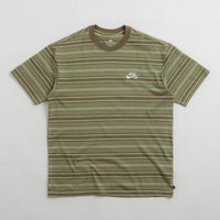 Nike SB Striped T-Shirt - Oil Green thumbnail