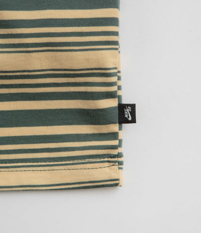 Nike SB Striped T-Shirt - Vintage Green