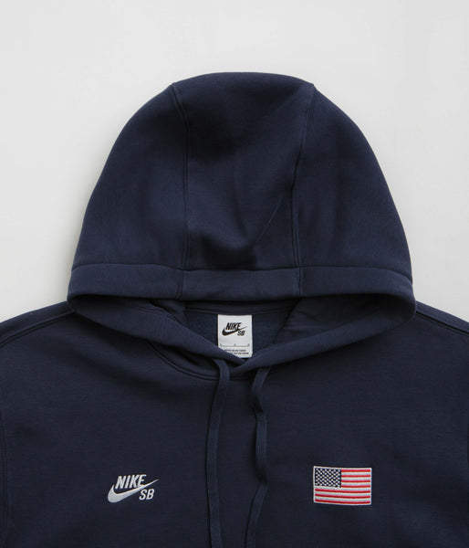 Nike SB Team USA Hoodie - Obsidian / White | flatspot