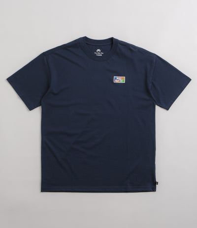 Nike SB Thumbprint T-Shirt - Midnight Navy