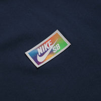 Nike SB Thumbprint T-Shirt - Midnight Navy thumbnail