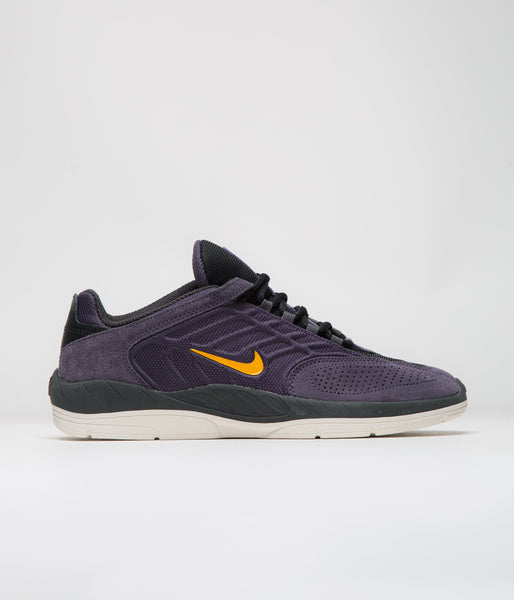 Nike SB Vertebrae Shoes Dark Raisin University Gold Black