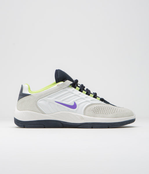 Nike SB Vertebrae Shoes Summit White Persian Violet Flatspot