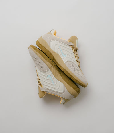 Nike SB Vertebrae TE Shoes - Coconut Milk / Jade Ice - Sesame - Gold