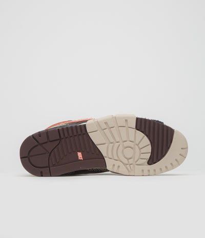 Nike SB x Arts-Rec Air Trainer 1 Shoes in Limestone and Pink Quartz and Earth - Dusty Peach