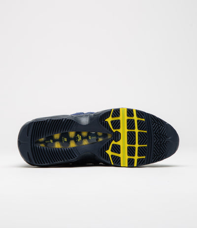 Nike SB x Eric Koston Air Max 95 Shoes - Obsidian / Speed Yellow - Midnight Navy - Navy