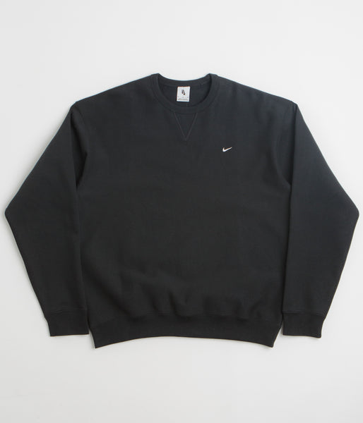 nike swoosh sweatshirt black