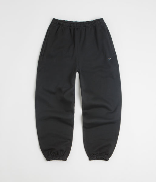 nike cuffed black sweatpants