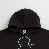 Nike Solo Swoosh Hoodie - Black / White thumbnail