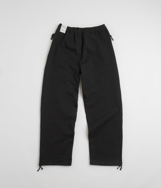 Nike Solo Swoosh Open Hem Sweatpants Black White Order by