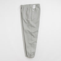 Nike Solo Swoosh Sweatpants in Dark Grey Heather and White thumbnail