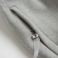 Nike Solo Swoosh Sweatpants in Dark Grey Heather and White thumbnail