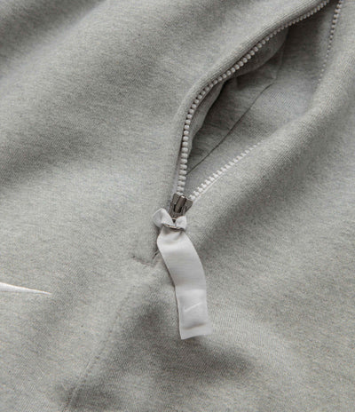 Nike Solo Swoosh Sweatpants in Dark Grey Heather and White
