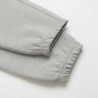 Nike Solo Swoosh Sweatpants in Dark Grey Heather and White thumbnail