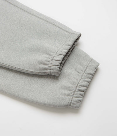 Nike Solo Swoosh Sweatpants in Dark Grey Heather and White