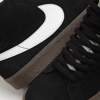 Nike SB Blazer Mid Shoes - Black / White - Black - Sail thumbnail