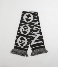 No Problemo Striped Scarf in Black