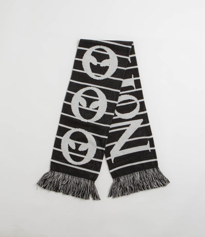 No Problemo Striped Scarf in Black