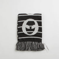 No Problemo Striped Scarf in Black thumbnail