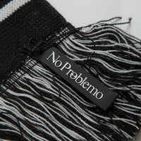 No Problemo Striped Scarf in Black thumbnail