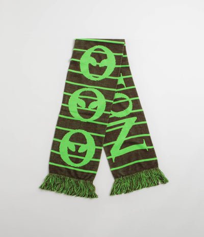 No Problemo Striped Scarf in Olive