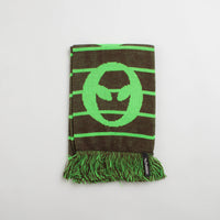 No Problemo Striped Scarf in Olive thumbnail