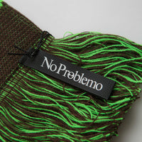 No Problemo Striped Scarf in Olive thumbnail