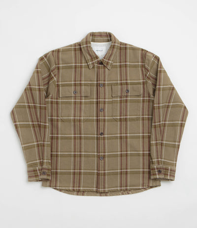 Norse Projects Hjalmer Check Overshirt - Walnut