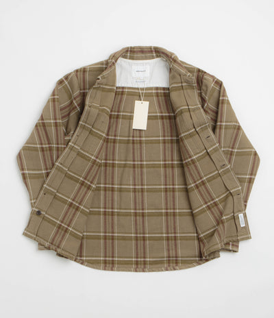 Norse Projects Hjalmer Check Overshirt - Walnut
