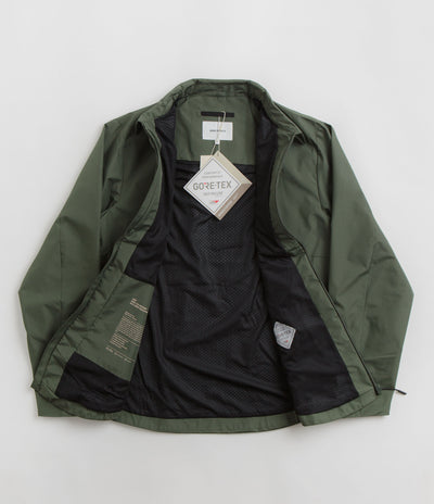 Norse Projects Jens Gore-Tex Infinium Insulated Shirt Jacket in Spruce Green