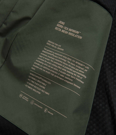 Norse Projects Jens Gore-Tex Infinium Insulated Shirt Jacket in Spruce Green