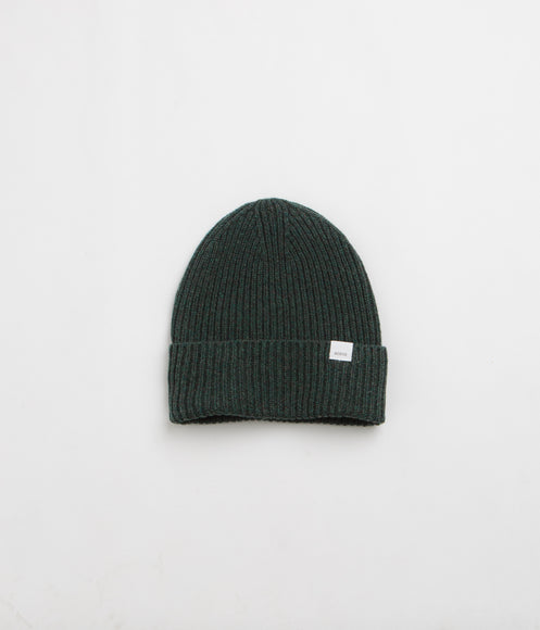 Norse Projects Merino Lambswool Beanie - Forrest