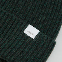 Norse Projects Merino Lambswool Beanie - Forrest thumbnail