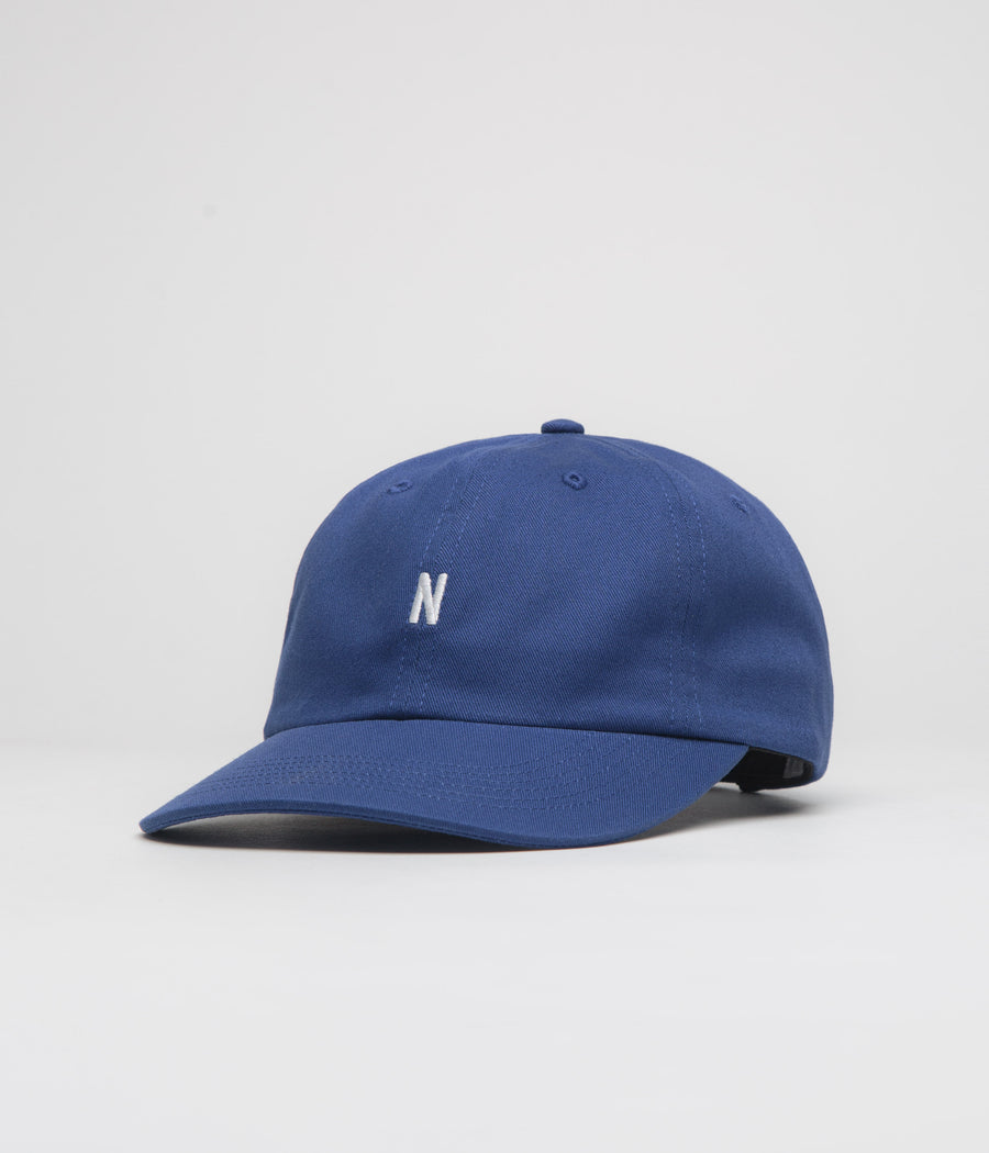 Norse Projects Twill Sports Cap in Workwear Blue